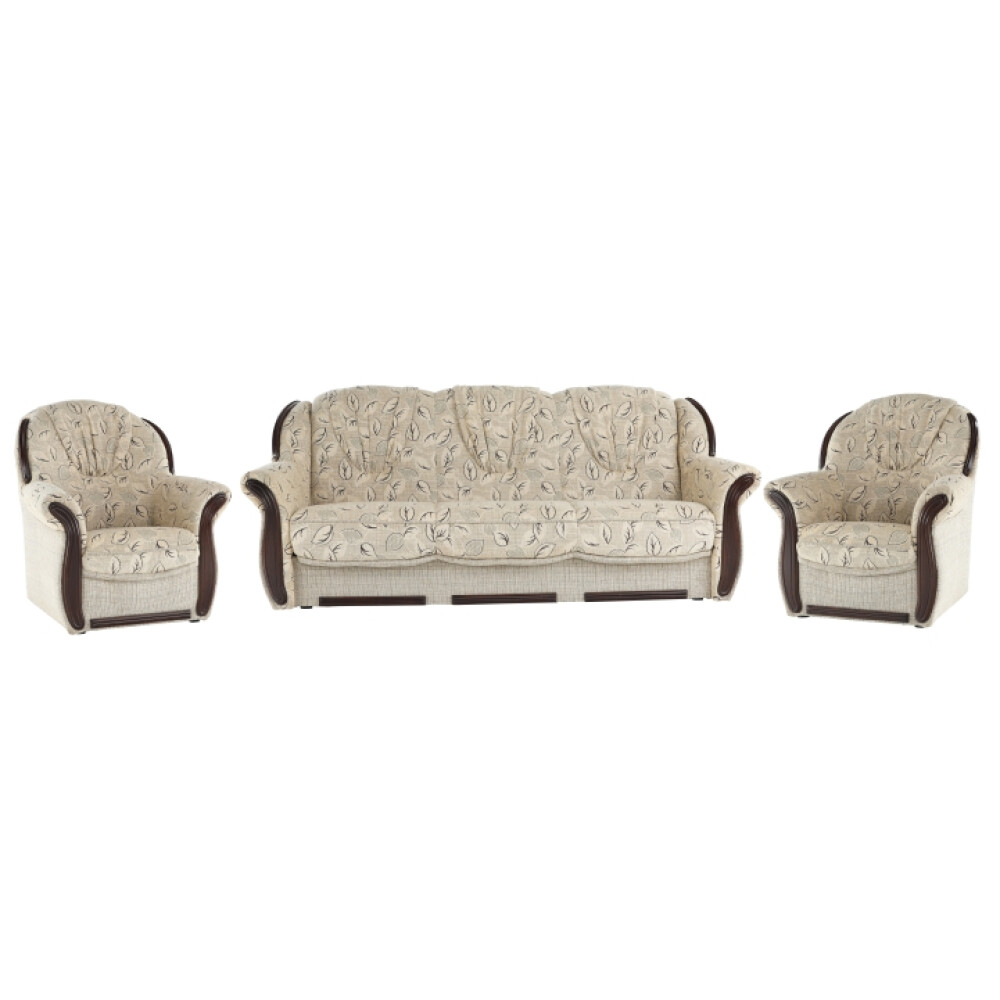 Colţar, extensibilă cu spaţiu pentru depozitare, textil bej, METY