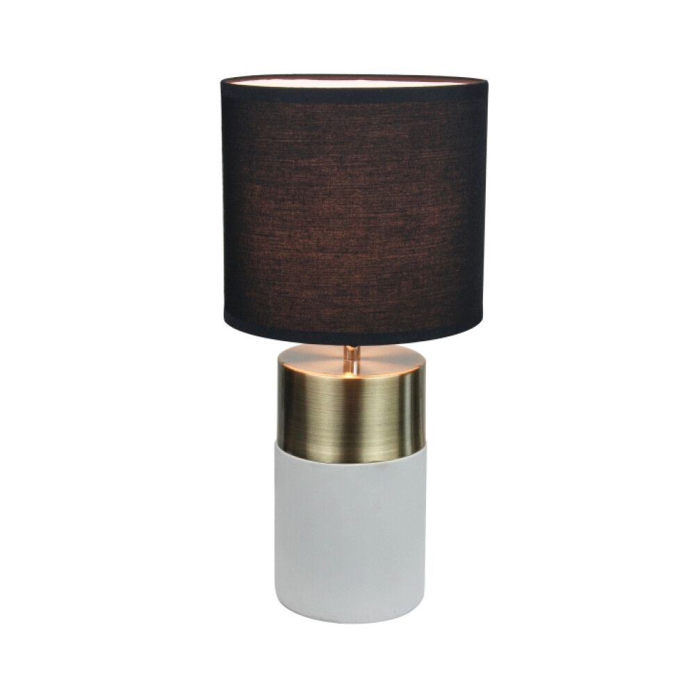 Lampă de masă, gri deschis/negru, QENNY TYPUL 20