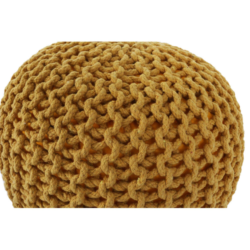 Taburet tricotat, bumbac muştar, GOBI TYP 2
