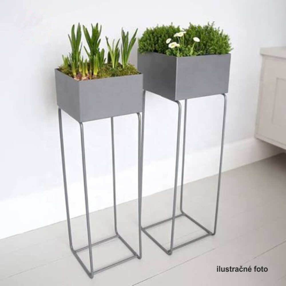 Ghiveci de flori din metal multifuncţional, verde închis, INDIZE TYP 3 WL4214
