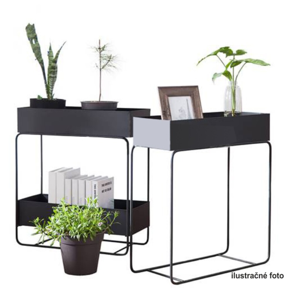 Ghiveci de flori din metal multifuncţional, verde închis, INDIZE TYP 3 WL4214
