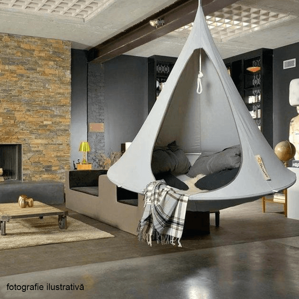 Scaun balansoar suspendabil, roşu, KLORIN KLASIK CACOON HAMMOCK