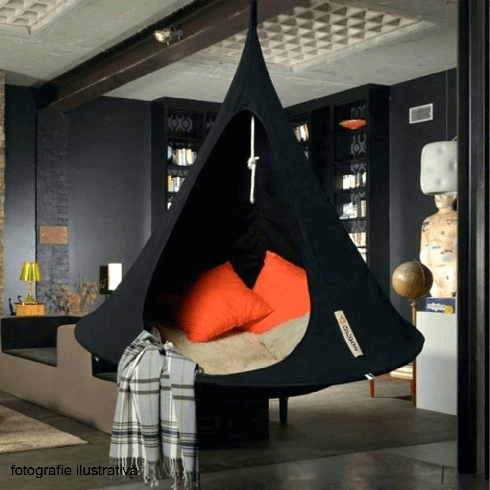 Scaun balansoar suspendabil, roşu, KLORIN KLASIK CACOON HAMMOCK
