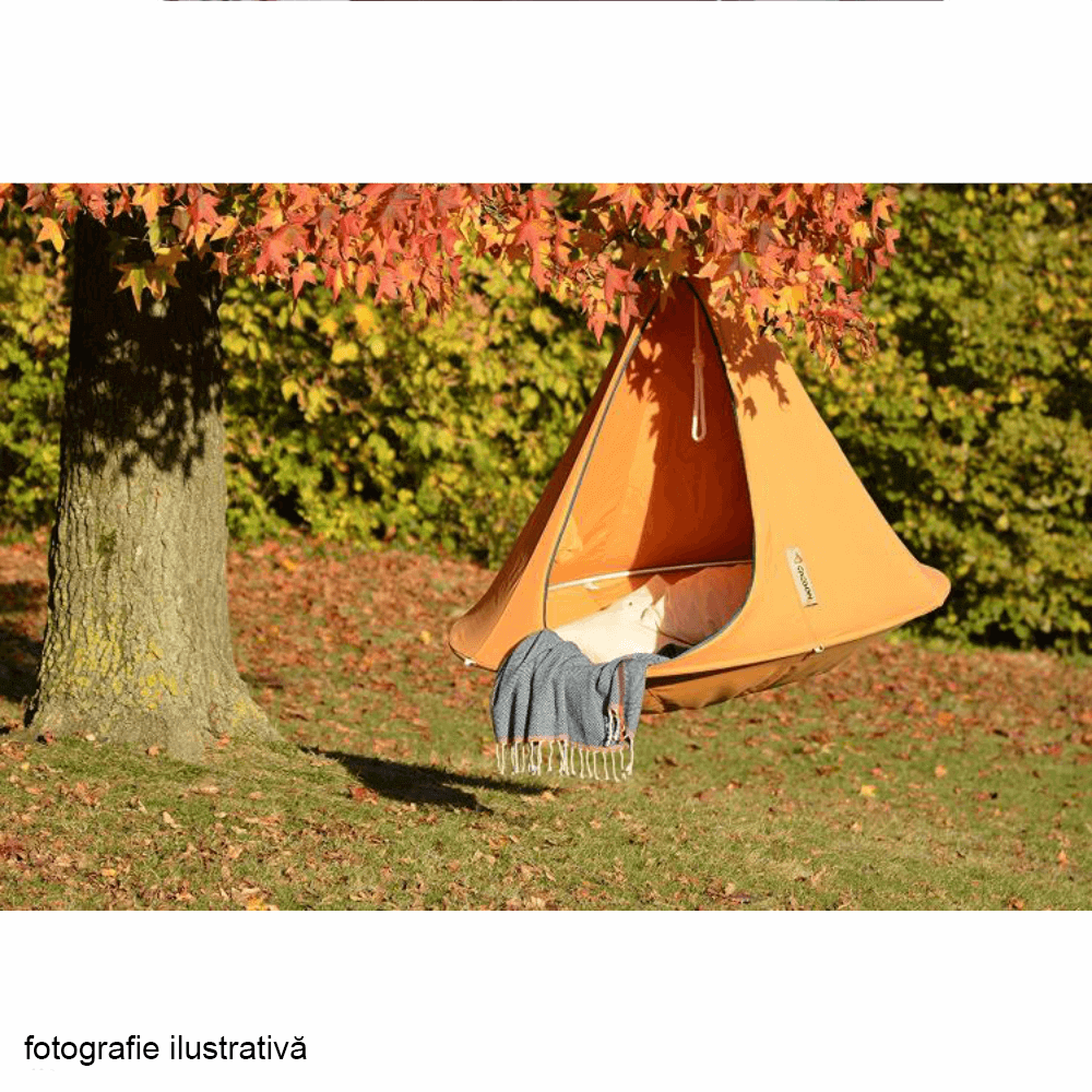 Scaun balansoar suspendabil, roşu, KLORIN KLASIK CACOON HAMMOCK