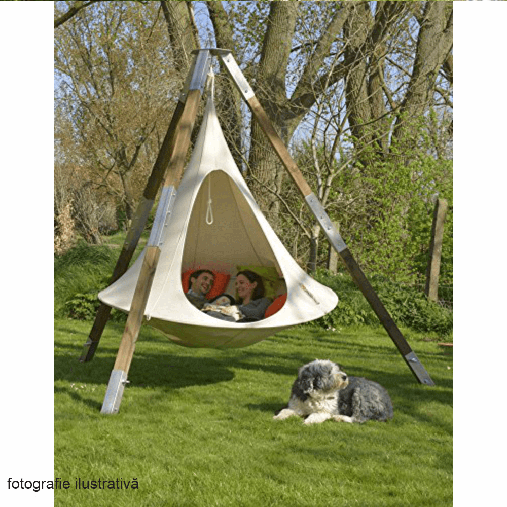 Scaun balansoar suspendabil, roşu, KLORIN KLASIK CACOON HAMMOCK