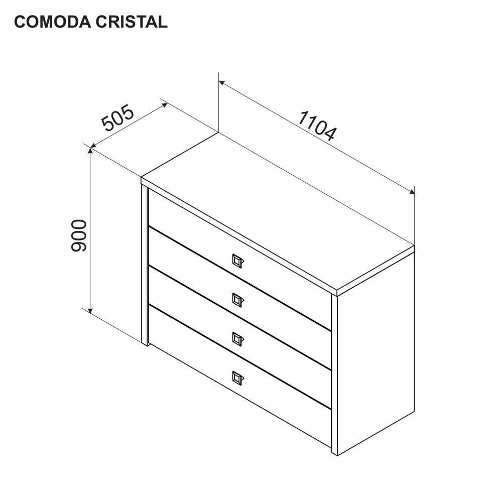 Comoda CRISTAL FUNGO CATANIA 