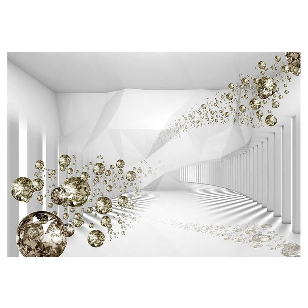 Fototapet Diamond Corridor Gri