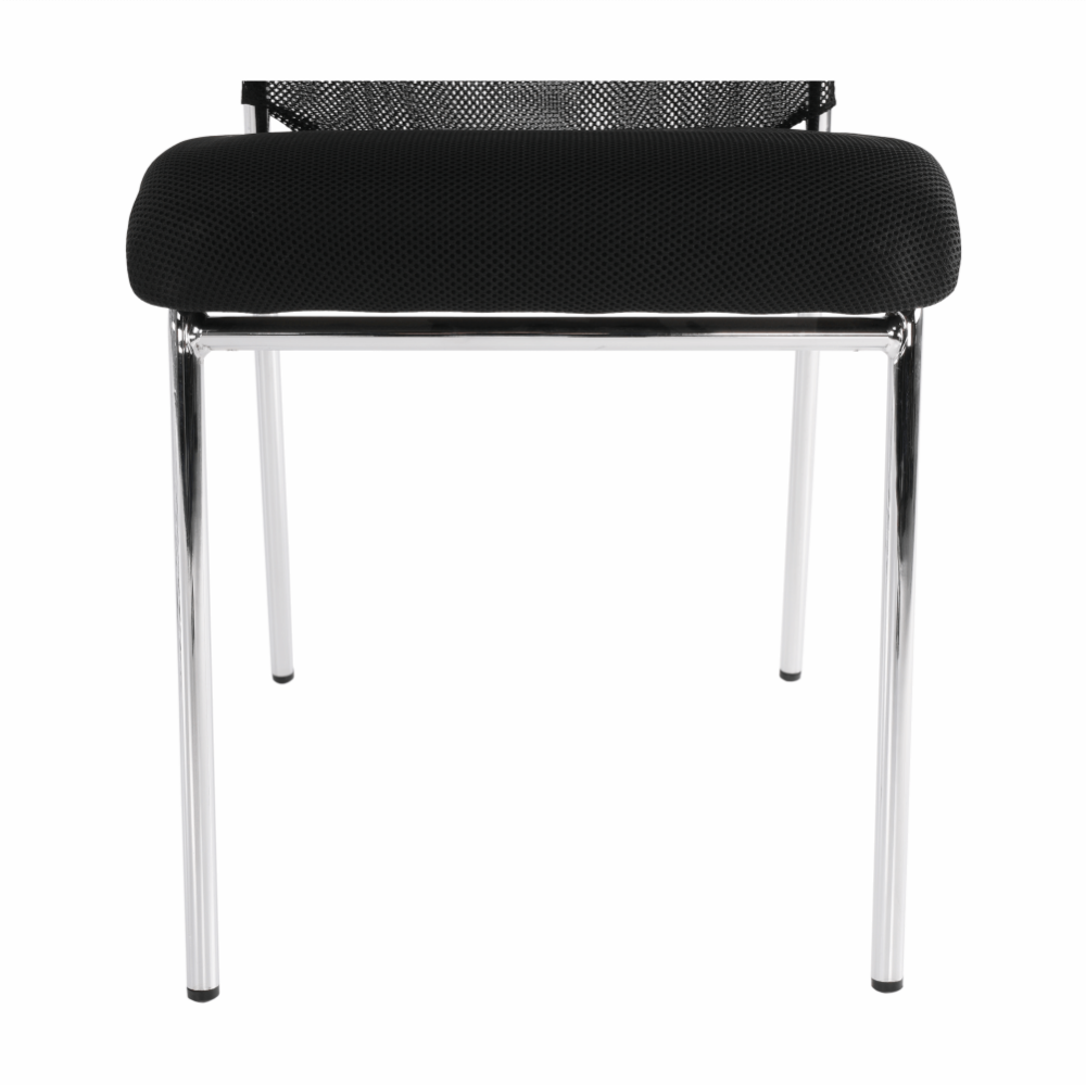 Scaun de birou, negru/crom, ALTAN