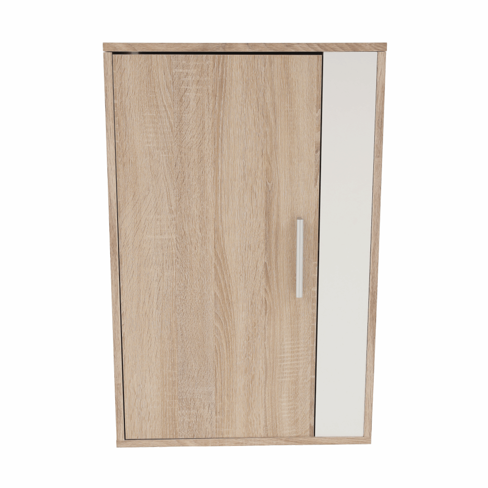 Mobilier de living, alb/stejar sonoma, ASOLE