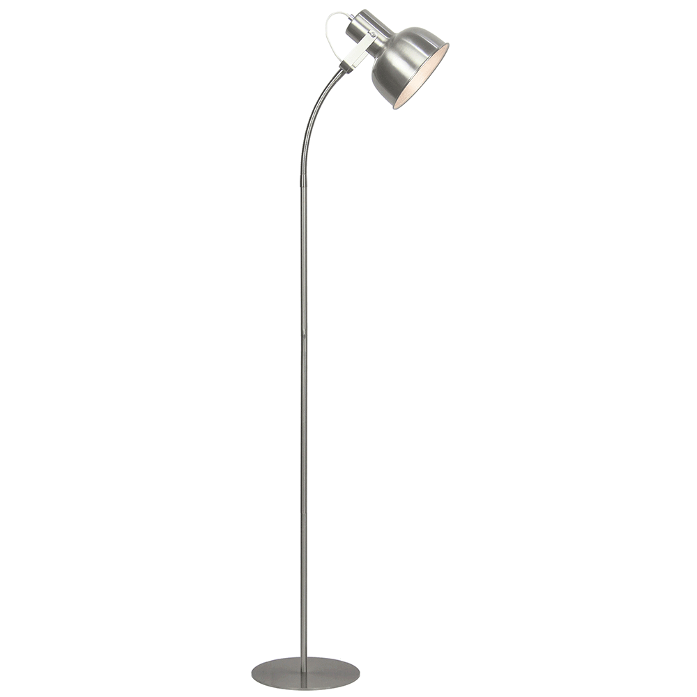 Lampă de podea în stil retro, metal, nichel mat, AVIER TIP 2