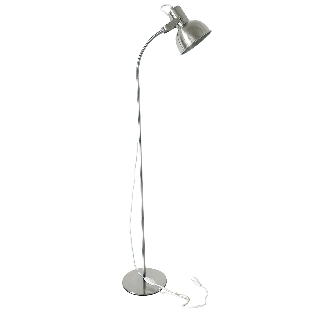 Lampă de podea în stil retro, metal, nichel mat, AVIER TIP 2