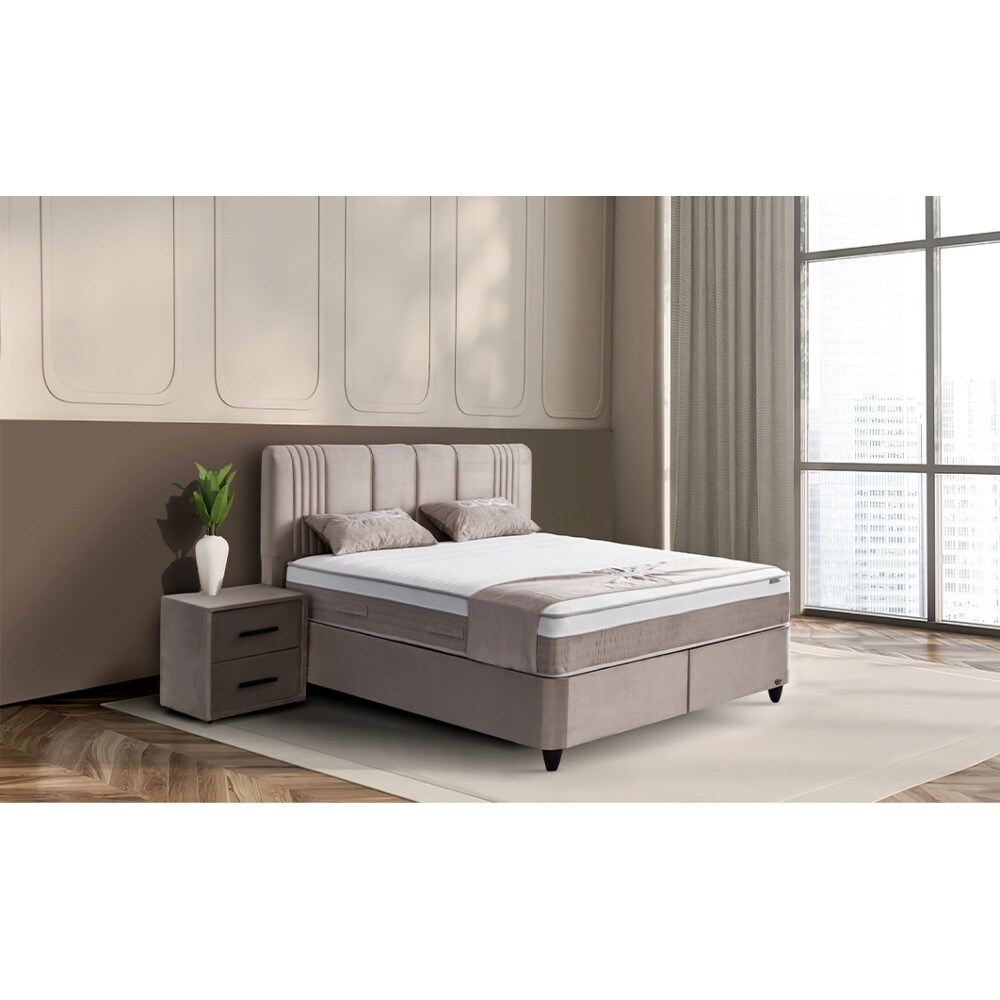 Set Pat Tapițat cu Saltea „Belicia”