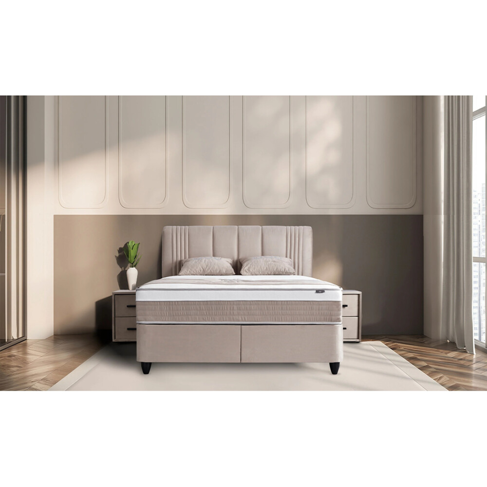 Set Pat Tapițat cu Saltea „Belicia”