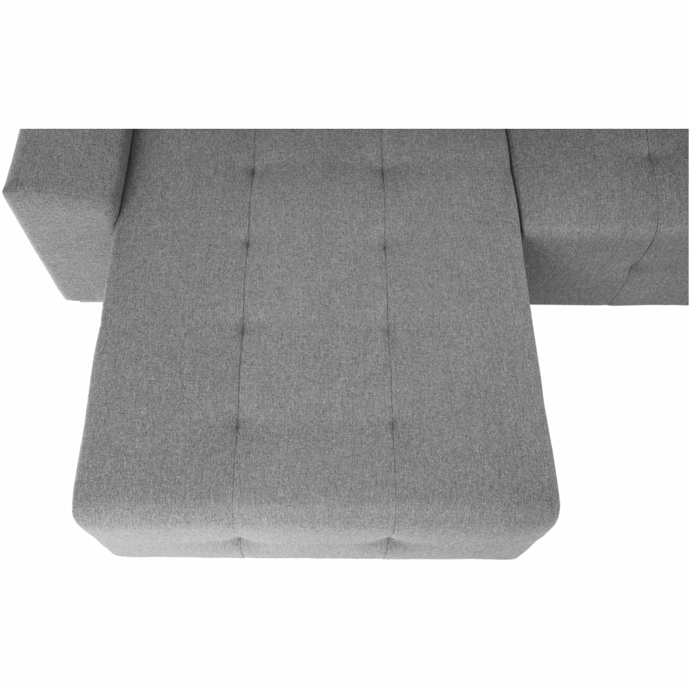 Canapea, gri/muştar, model dreapta, BELLIS U