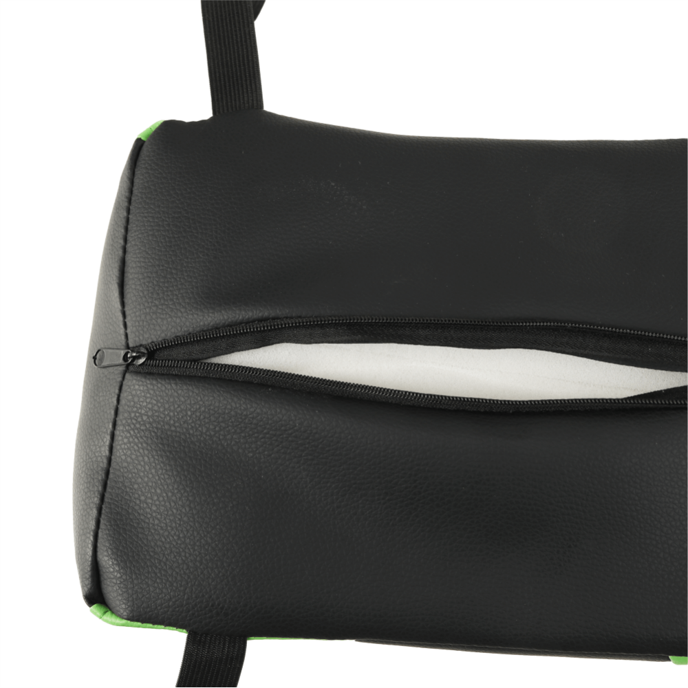 Scaun birou/joc, negru/verde, BILGI