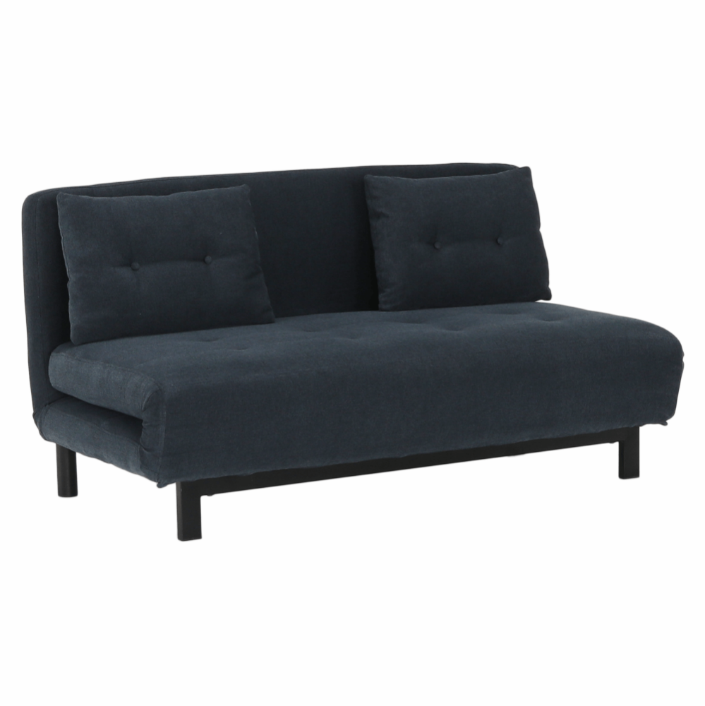 Canapea extensibilă, material textil gri, BODENA