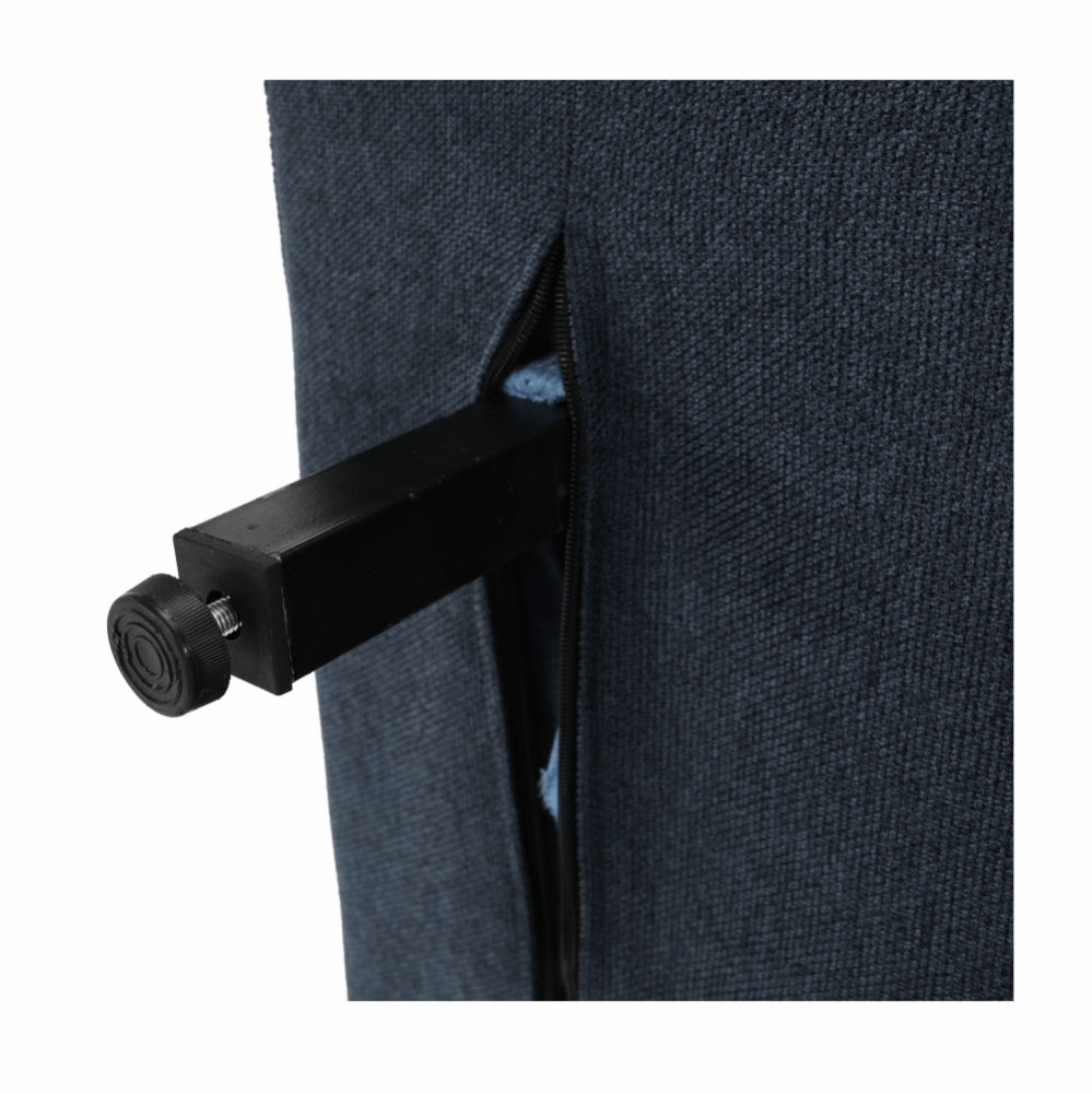 Canapea extensibilă, material textil gri, BODENA
