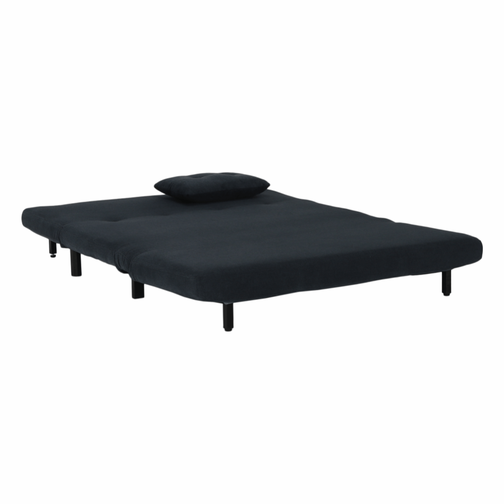 Canapea extensibilă, material textil gri, BODENA