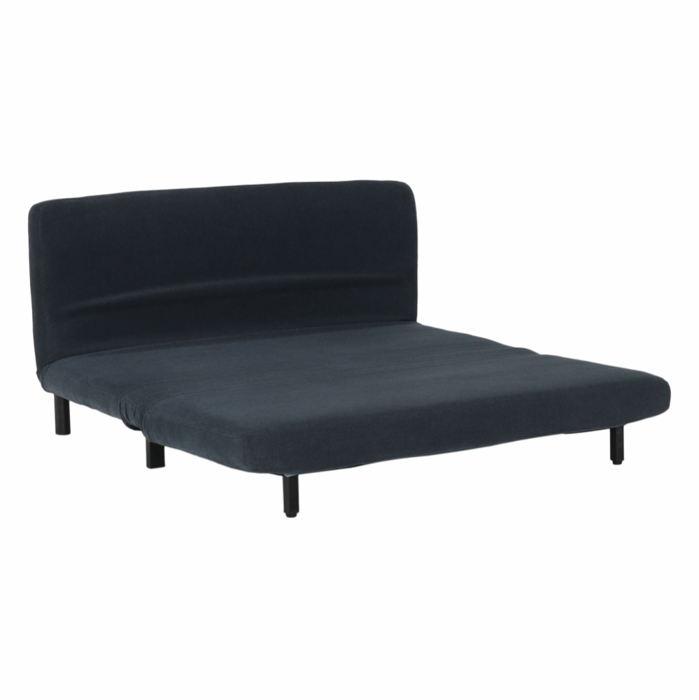 Canapea extensibilă, material textil gri, BODENA