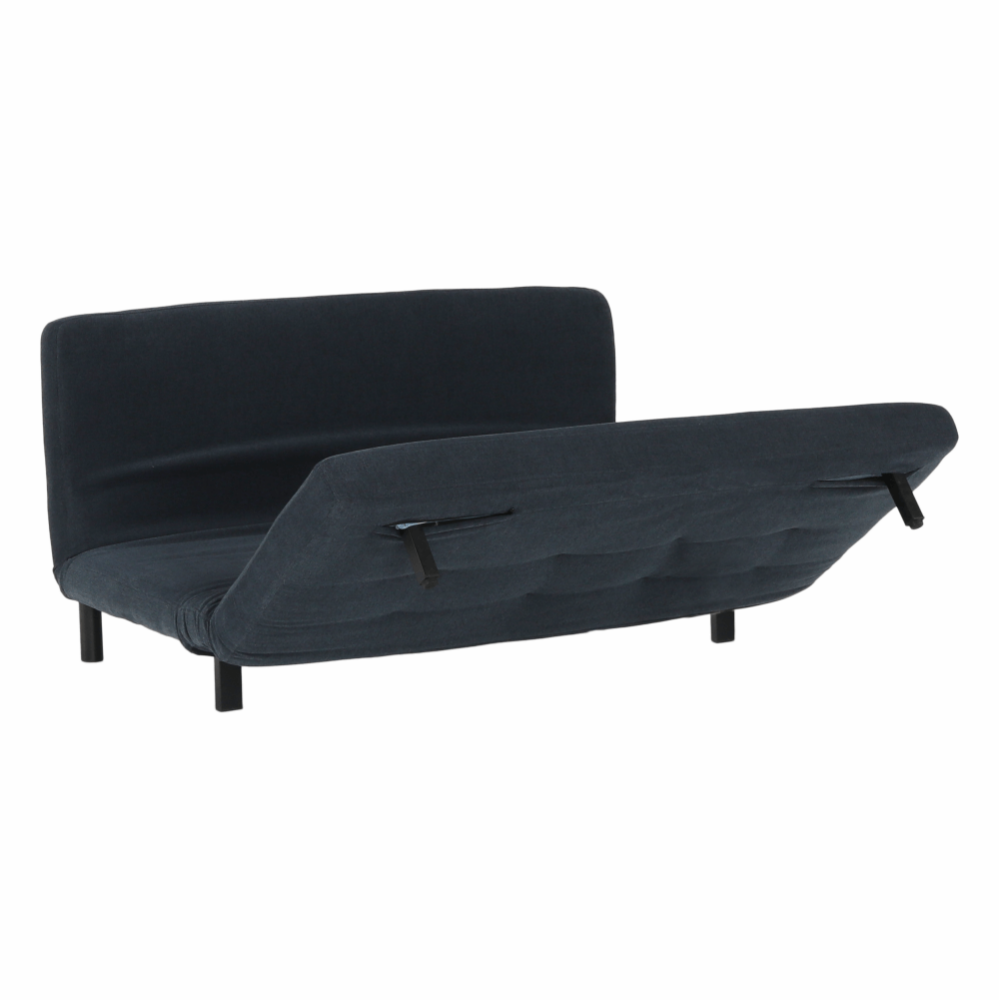 Canapea extensibilă, material textil gri, BODENA