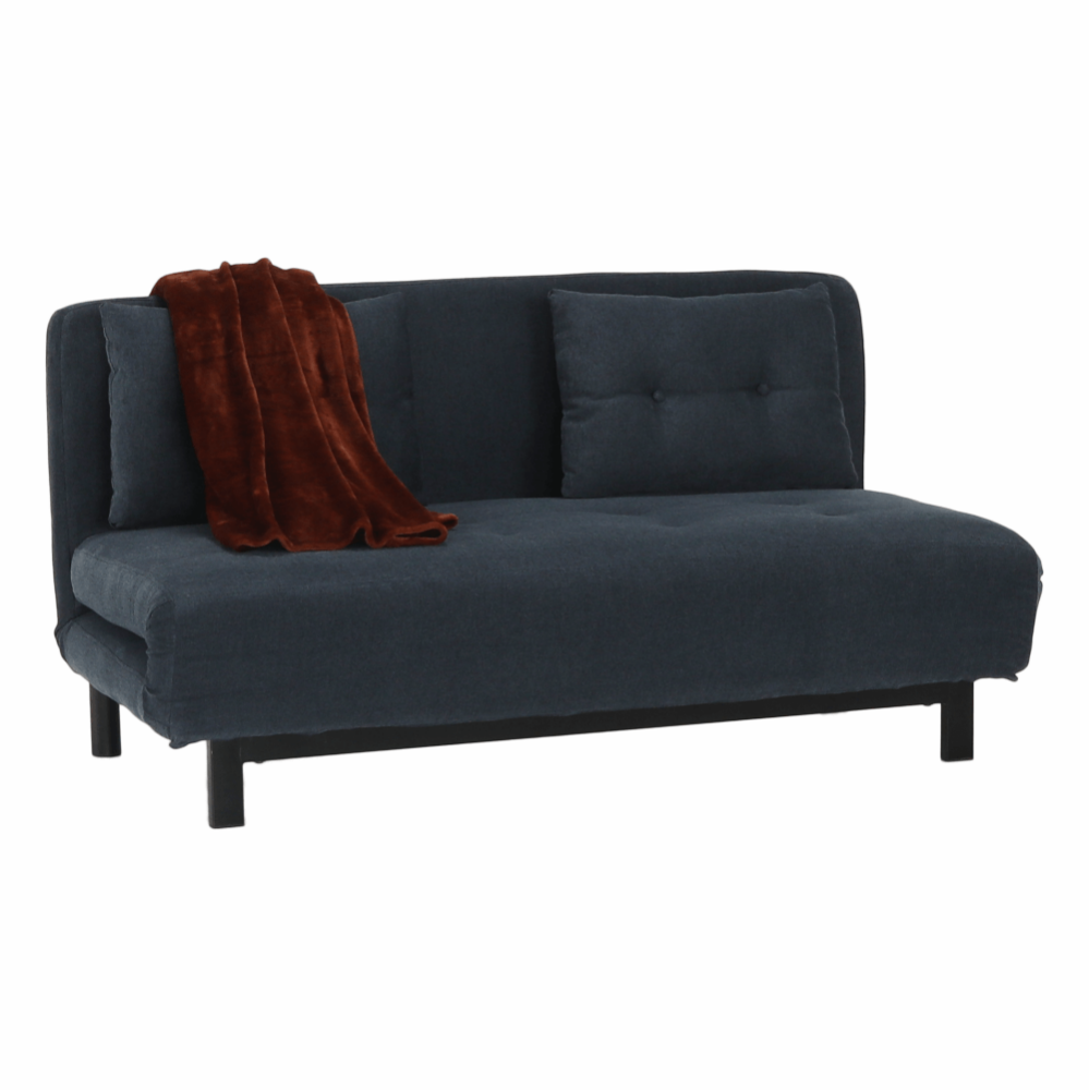 Canapea extensibilă, material textil gri, BODENA