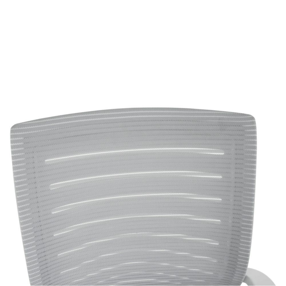 Scaun birou, alb/gri, CAGE