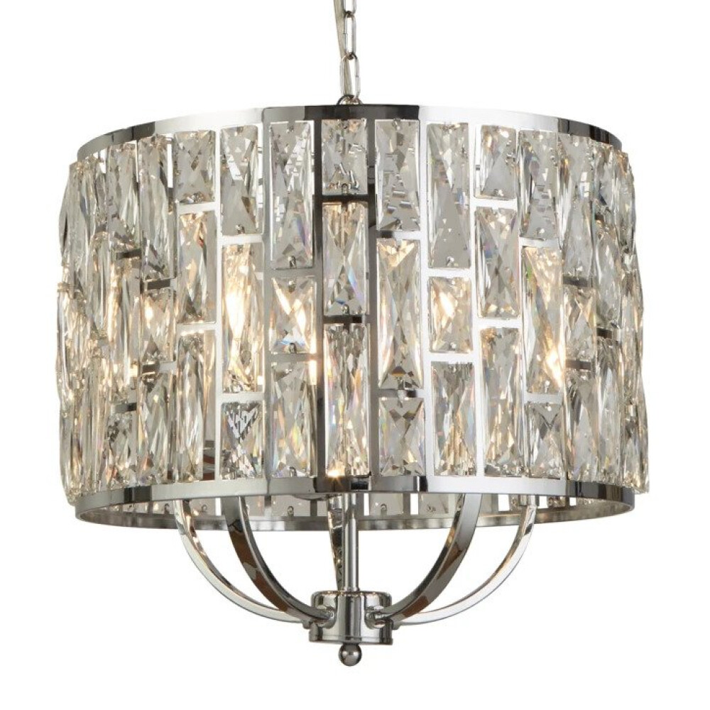 Candelabru Bijou III, sticla cristal, otel