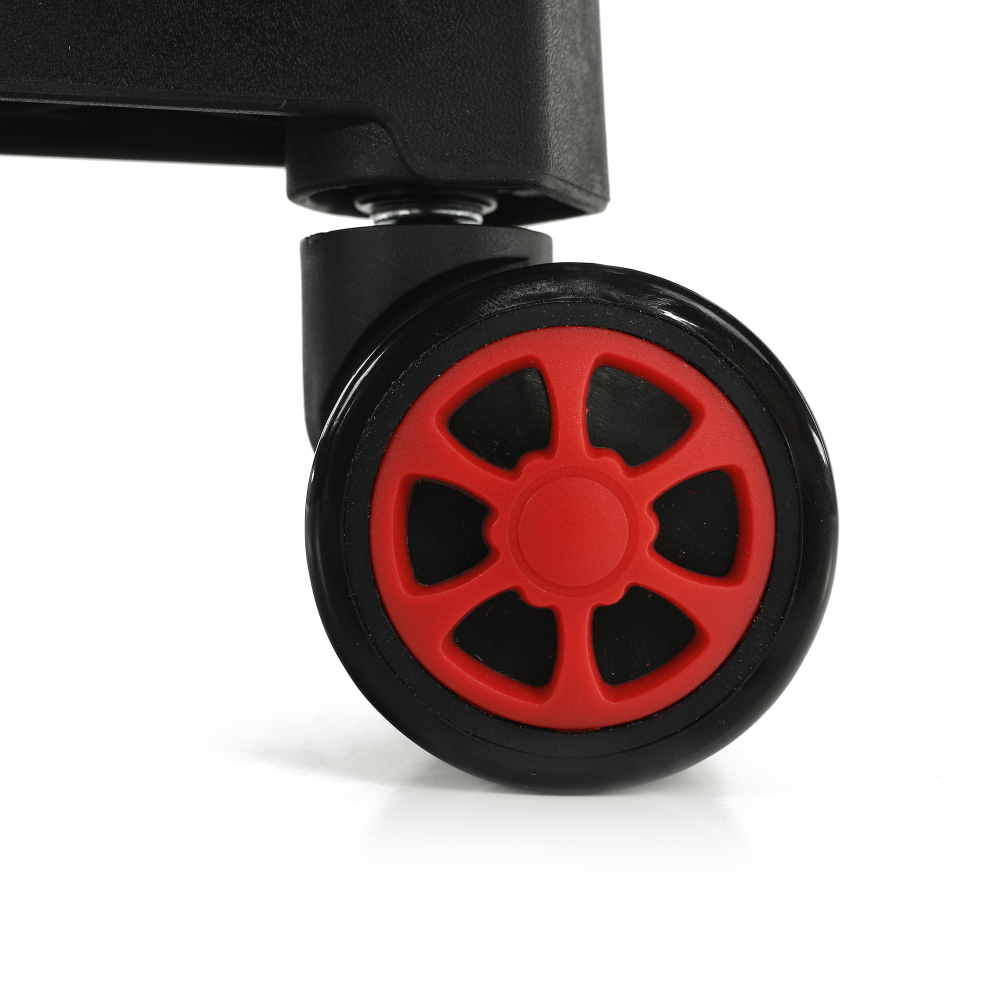 Scaun de birou / joc cu difuzoare Bluetooth, negru / roşu, CARPI