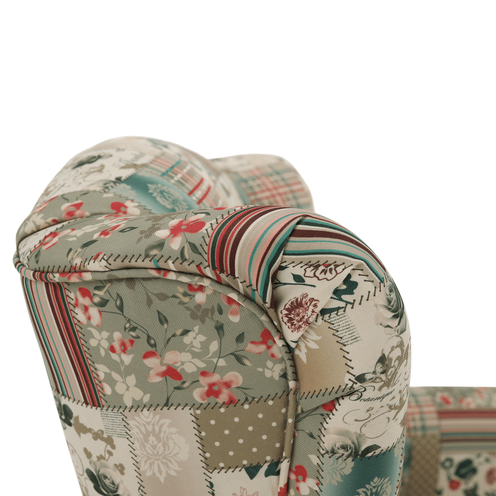 Fotoliu, material textil în stilul patchwork viorica 1, CHARLOT
