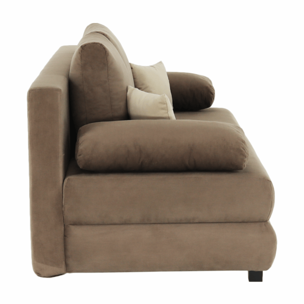 Colţar extensibil, textil capuccino/bej, CLIV
