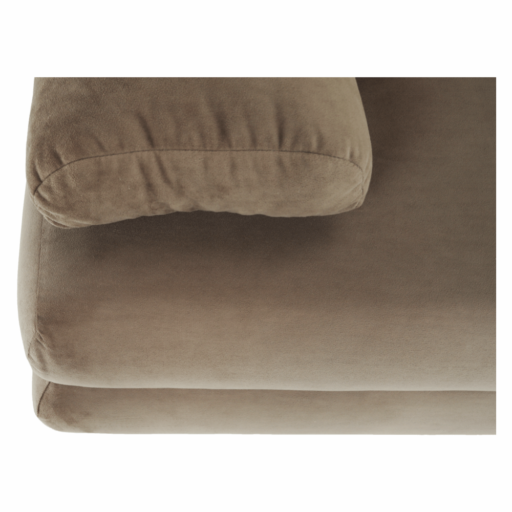 Colţar extensibil, textil capuccino/bej, CLIV