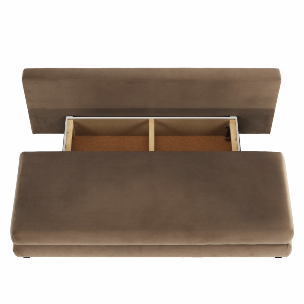 Colţar extensibil, textil capuccino/bej, CLIV