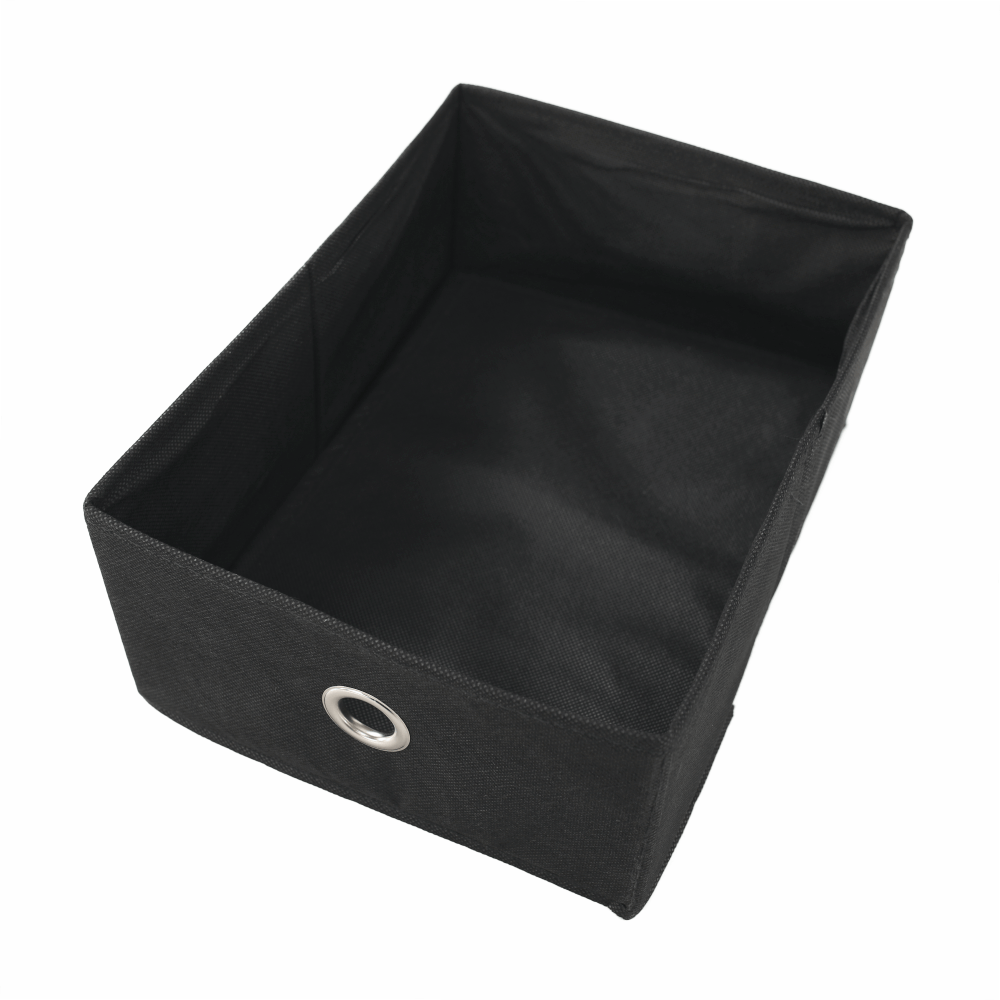 Raft multifuncţional pentru dulap, argintiu / negru, CODY