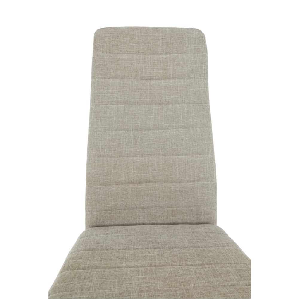 Scaun, material textil bej/cadru metalic fag, COLETA NOVA