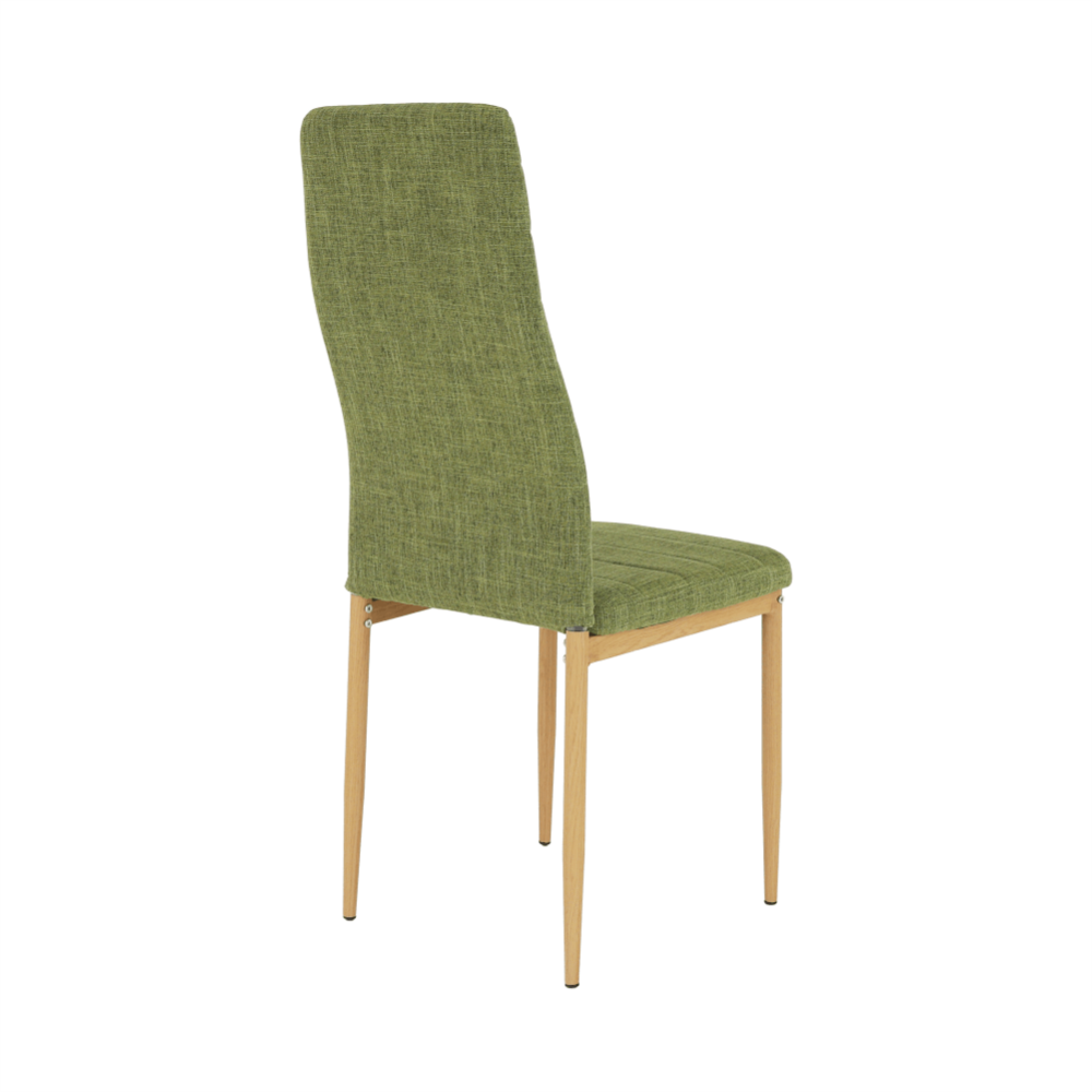 Scaun, material textil verde/cadru metalic fag, COLETA NOVA