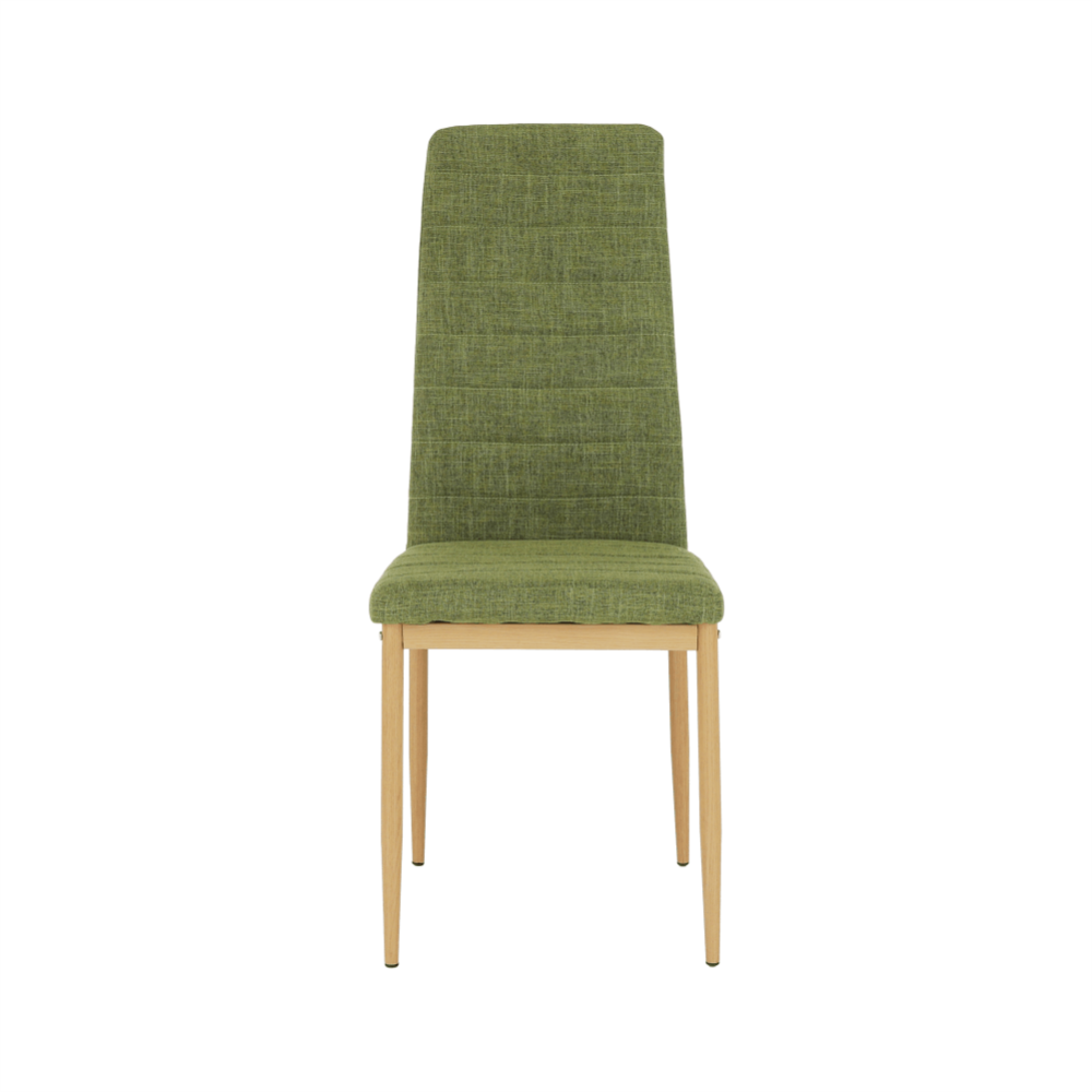 Scaun, material textil verde/cadru metalic fag, COLETA NOVA
