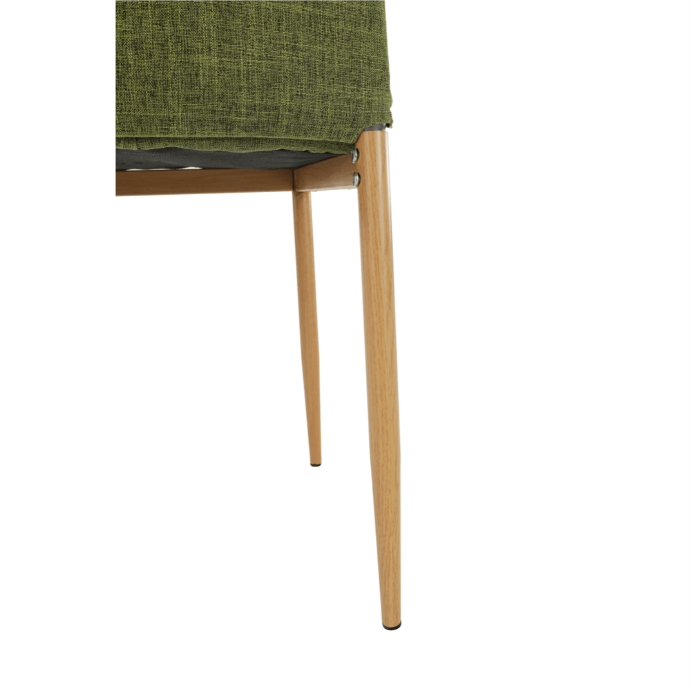 Scaun, material textil verde/cadru metalic fag, COLETA NOVA