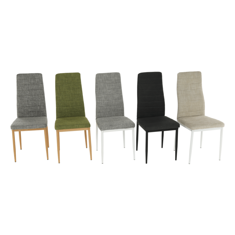 Scaun, material textil verde/cadru metalic fag, COLETA NOVA