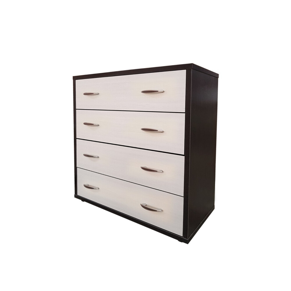 Dormitor Torino cu pat 160x200 cm wenge / ladin