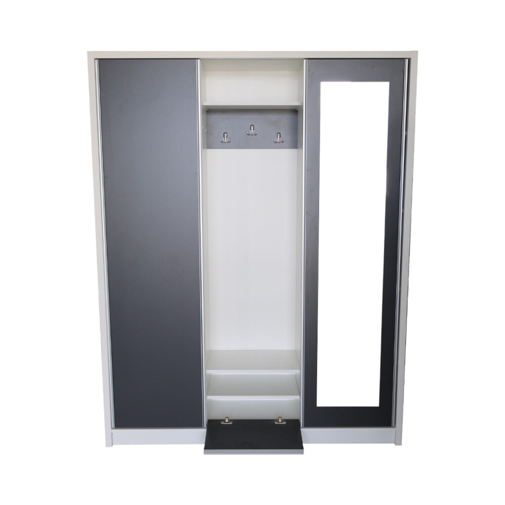 Cuier David Max Alb cu Gri