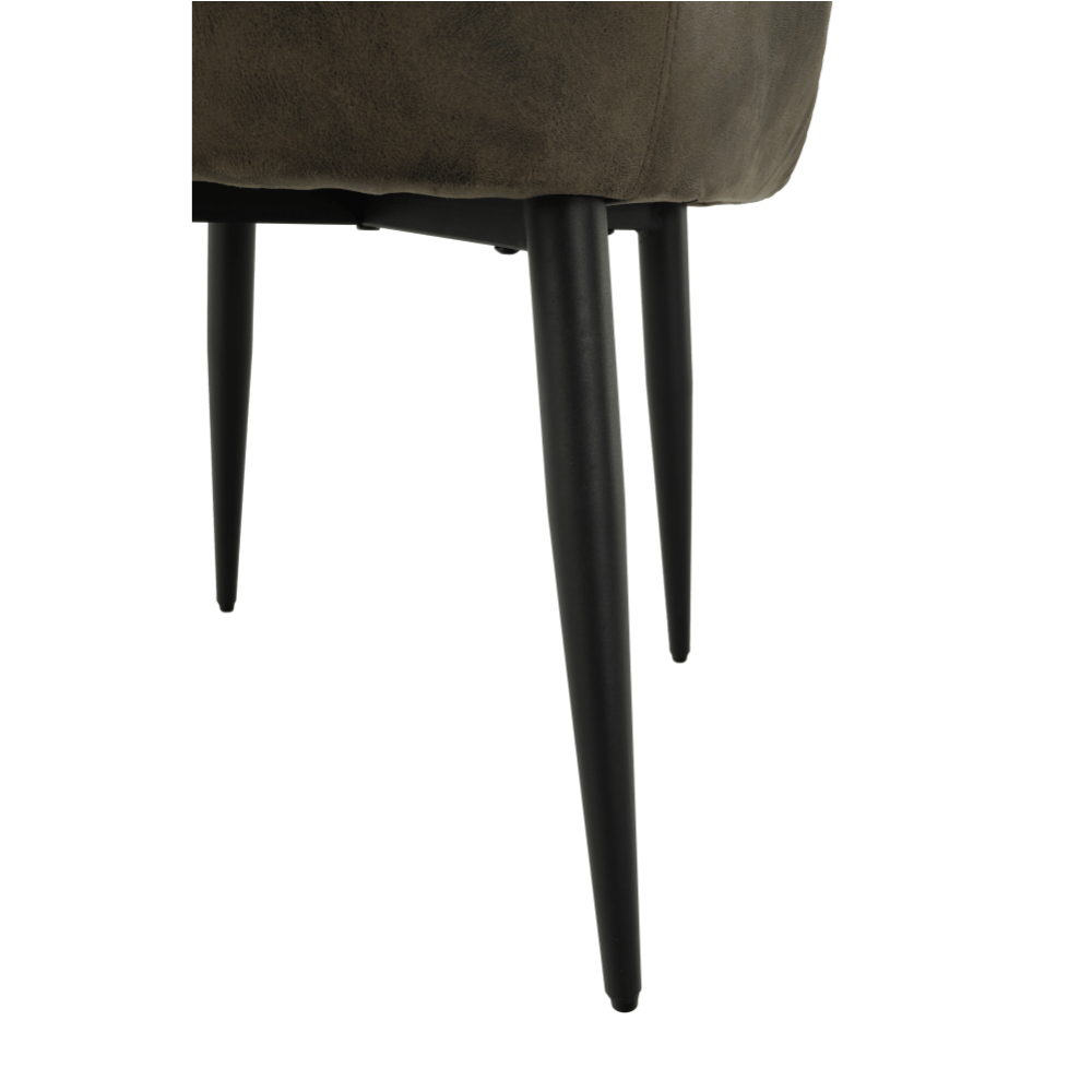 Scaun  dining, maro/negru, DARAY