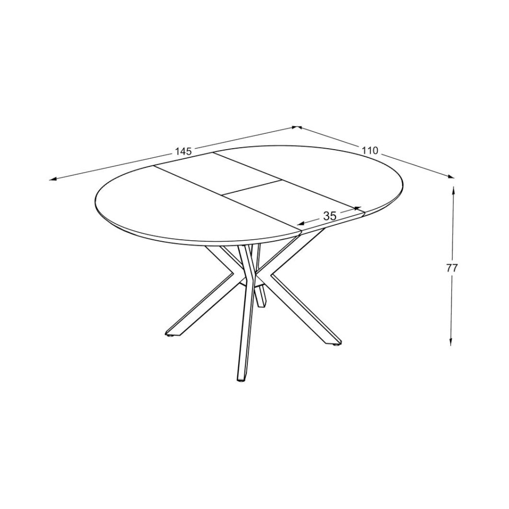 Masă extensibilă „DBK”