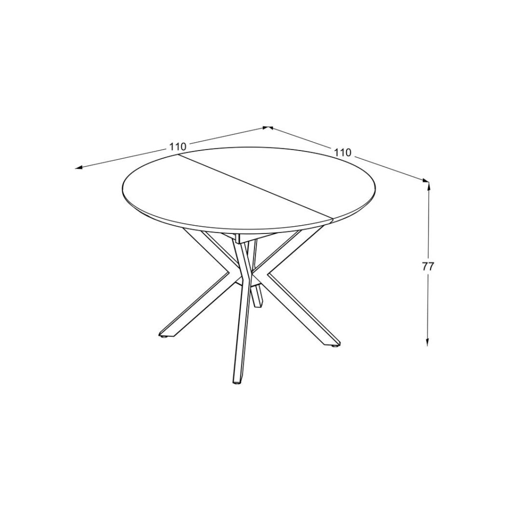 Masă extensibilă „DBK”