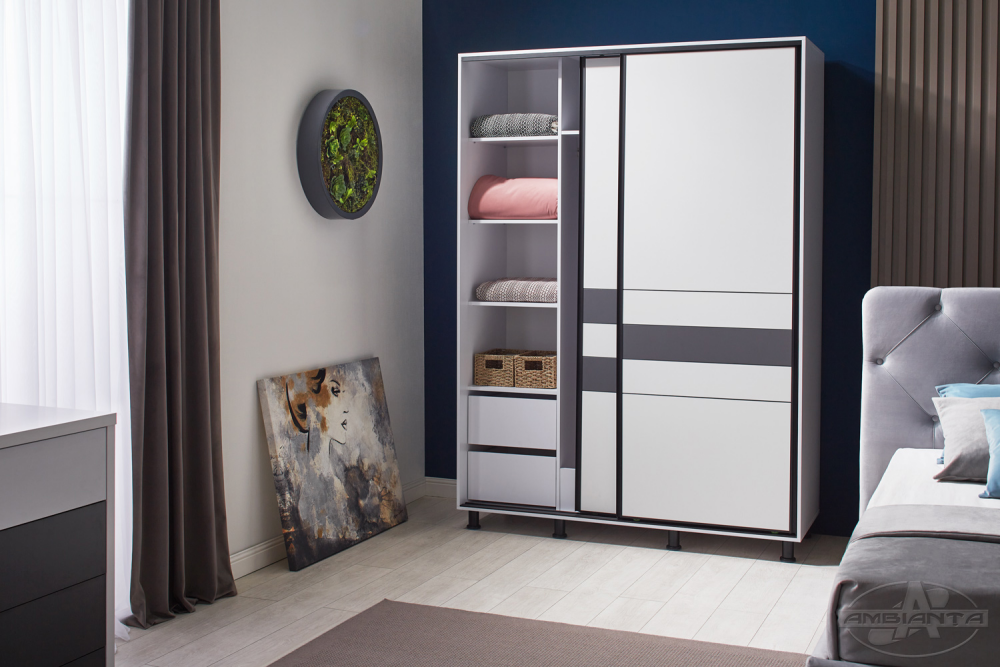 Dormitor Cristal ALB NEW 