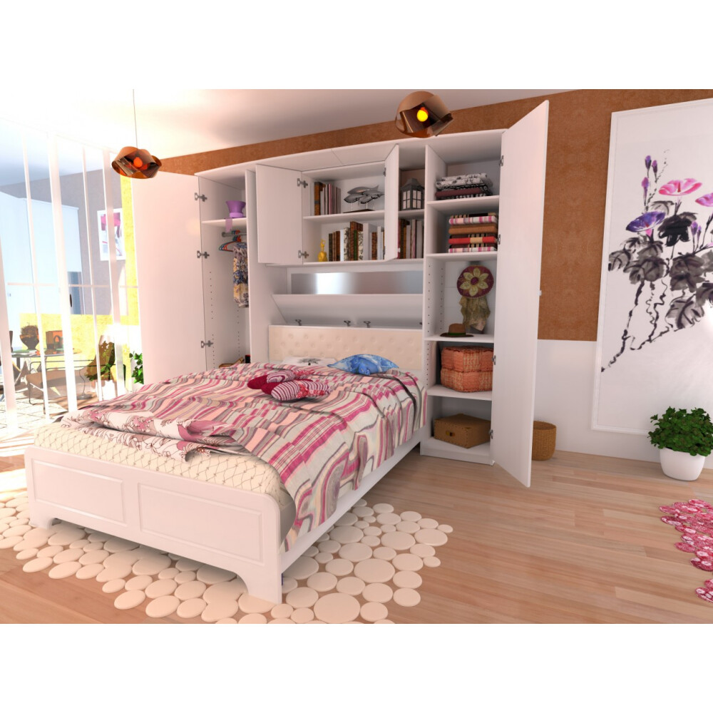 Dormitor Madrid MDF Alb