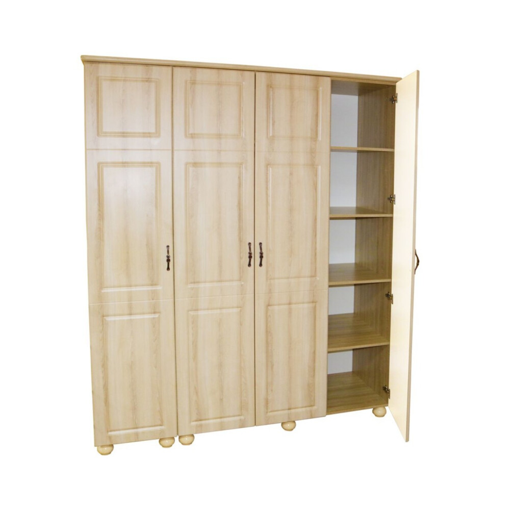 Dormitor Dynasty Sonoma cu pat 140x200 cm