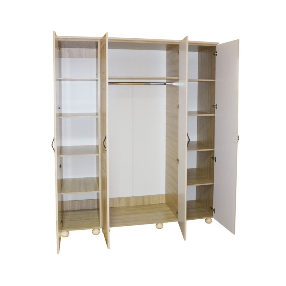 Dormitor Dynasty Sonoma cu pat 160x200 cm