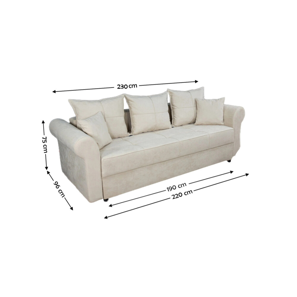 Canapea Extensibilă „Lacrima Bonell Mică”