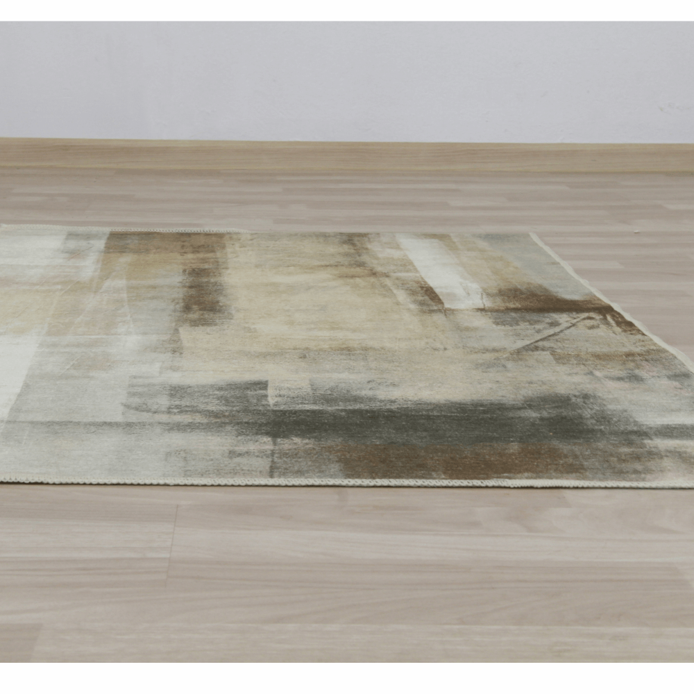 Covor 80x150 cm, maro/gri, ESMARINA TYP 1