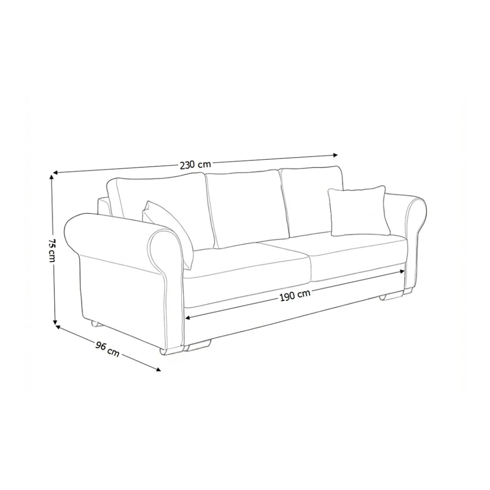 Canapea Extensibilă „Ariana Bonell Mică”